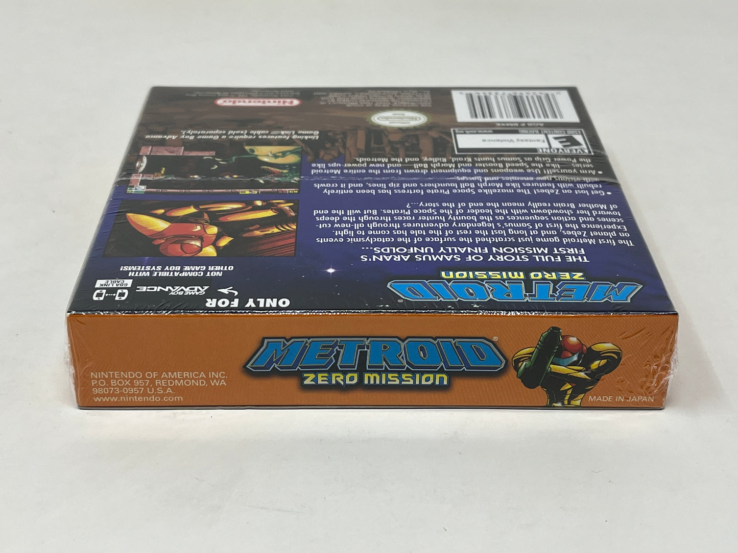 Nintendo Game Boy Advance - Metroid Zero Mission - Brand New / Factory Sealed