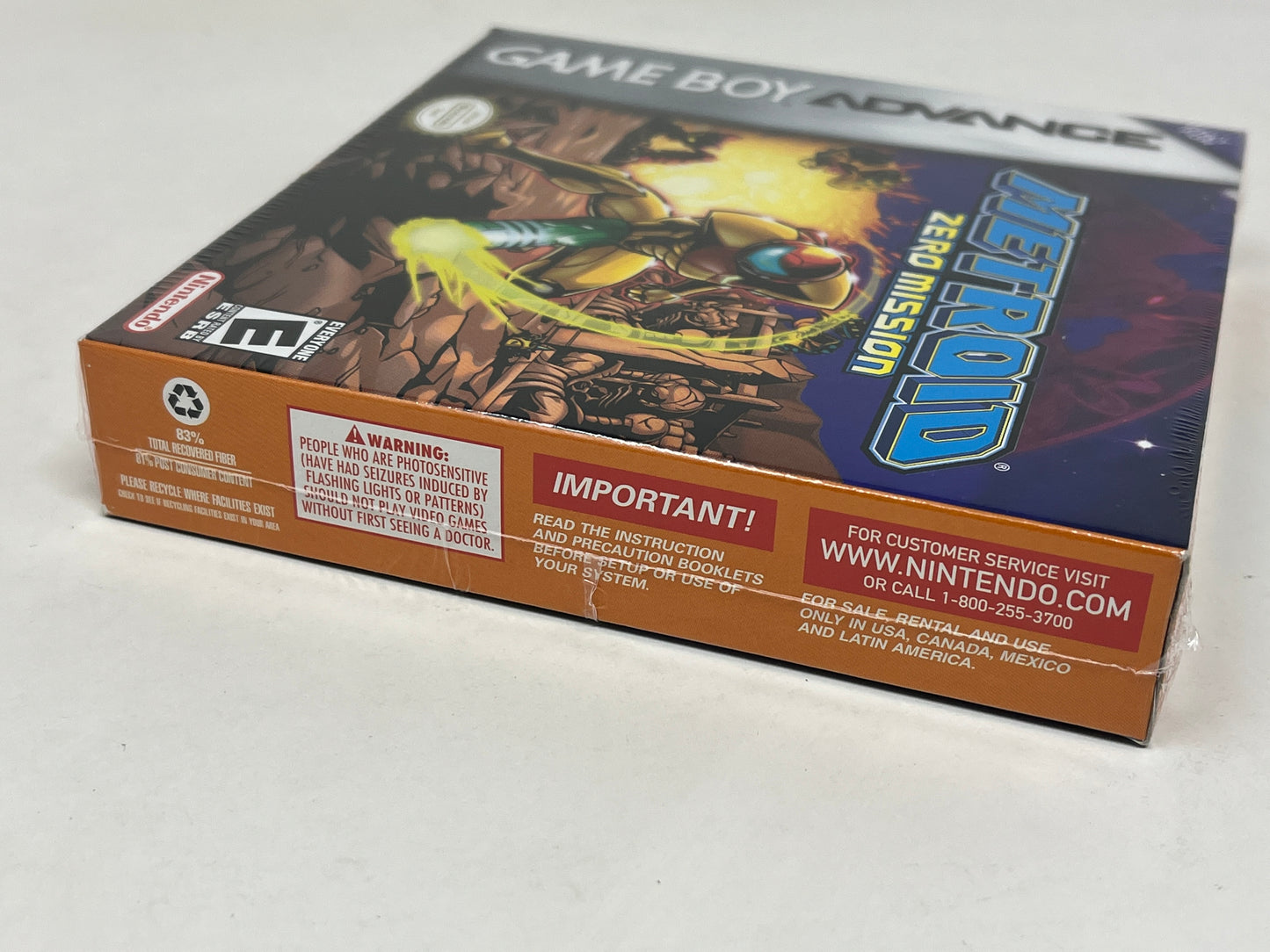 Nintendo Game Boy Advance - Metroid Zero Mission - Brand New / Factory Sealed