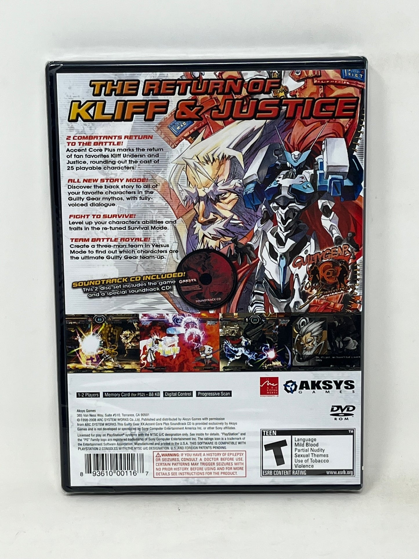 Sony PlayStation 2 - Guilty Gear XX Accent Core Plus - Sealed