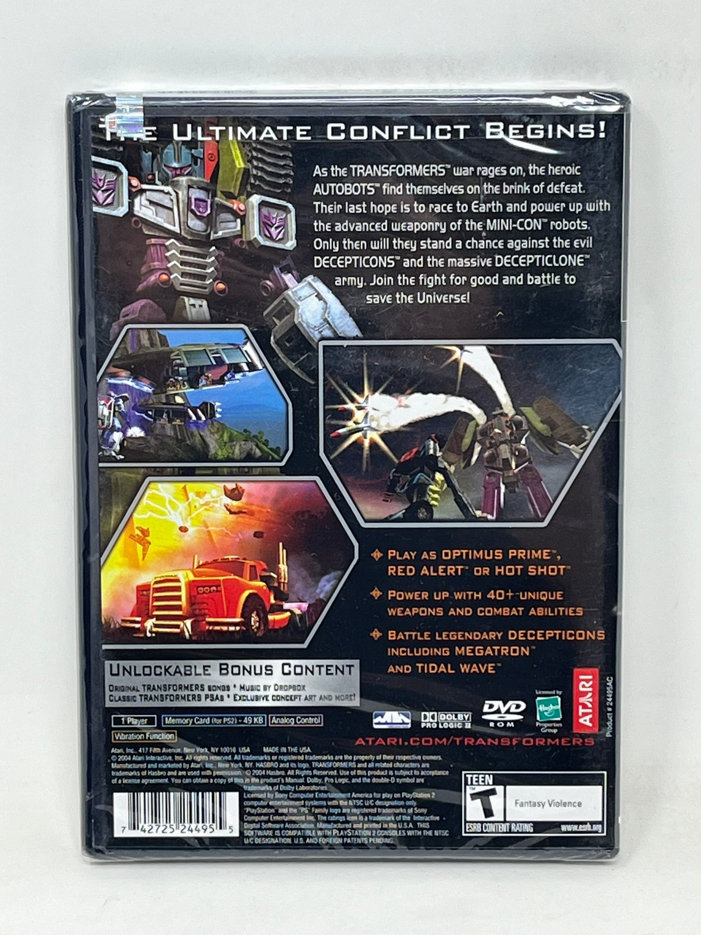 Sony PlayStation 2 - Transformers - Brand New / Factory Sealed