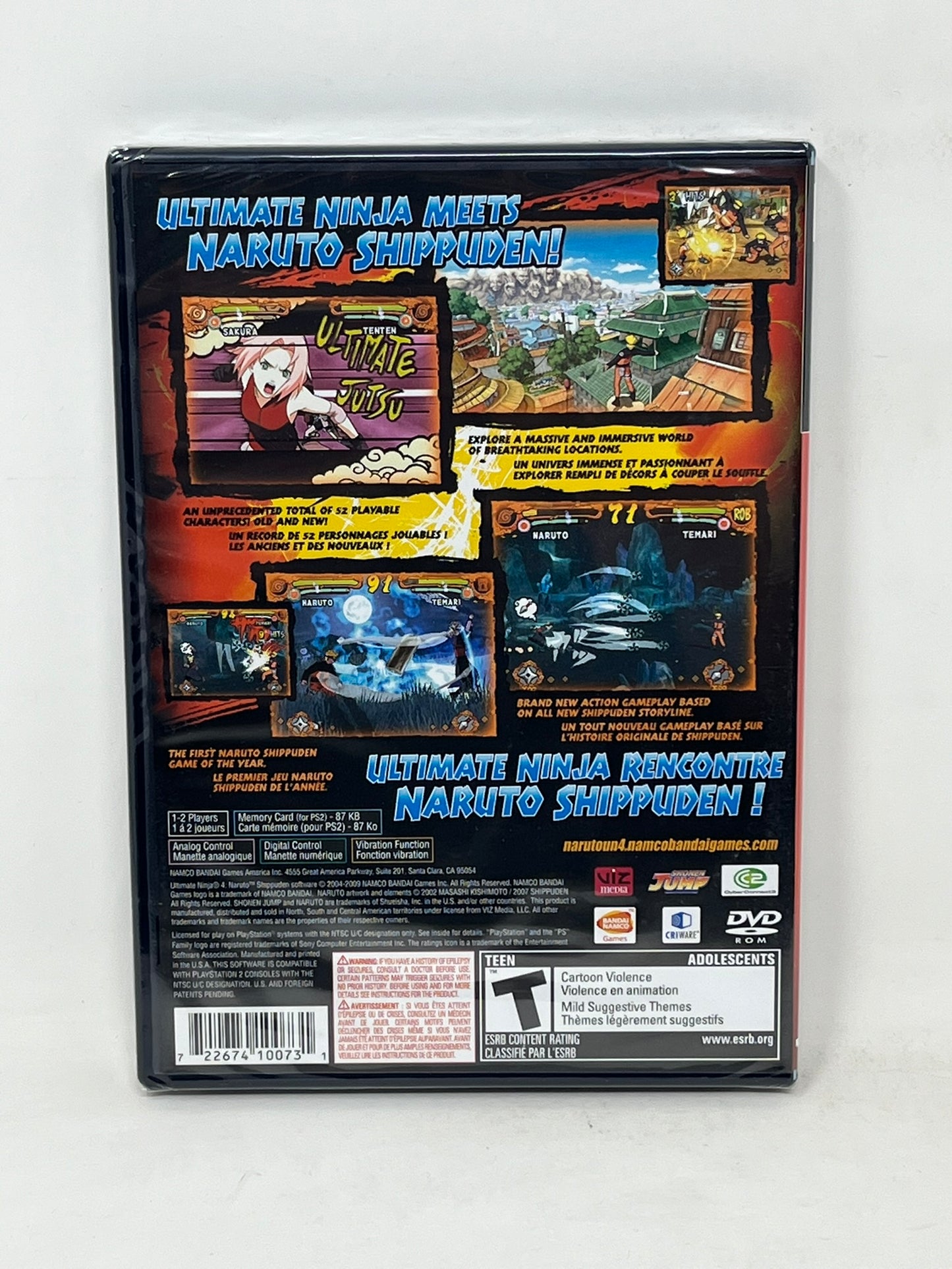 Sony PlayStation 2 PS2 - Ultimate Ninja 4: Naruto Shippuden - Sealed