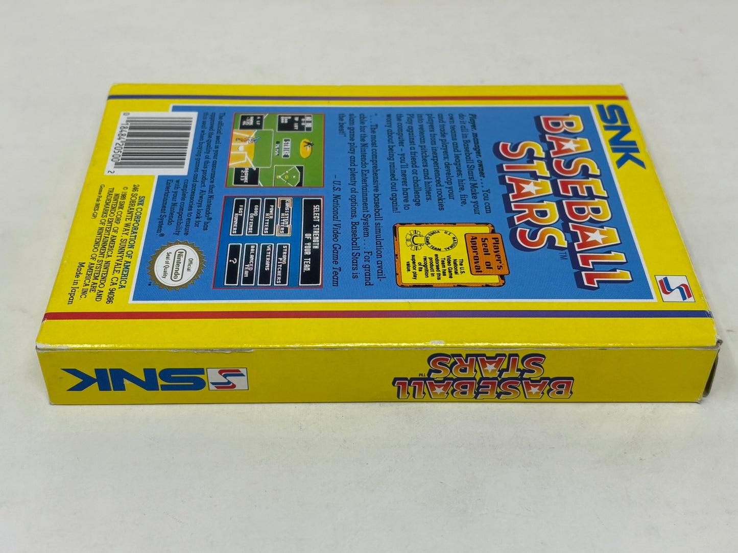 NES Nintendo - Baseball Stars - Complete