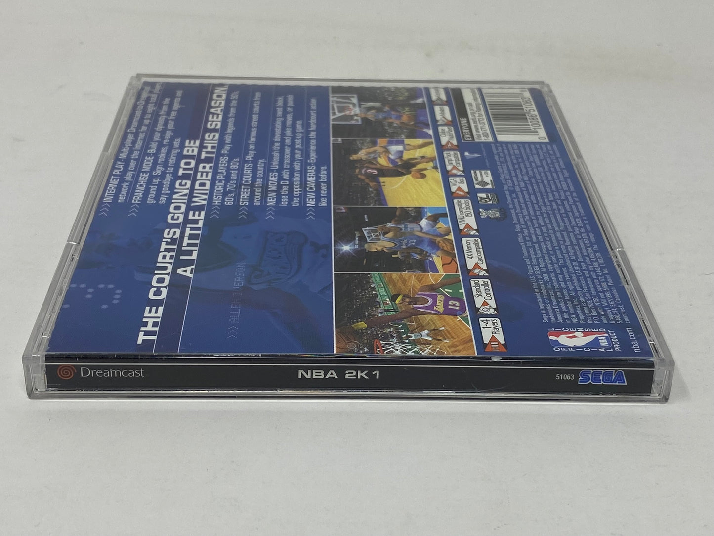 Sega Dreamcast - NBA  2K1 - Complete