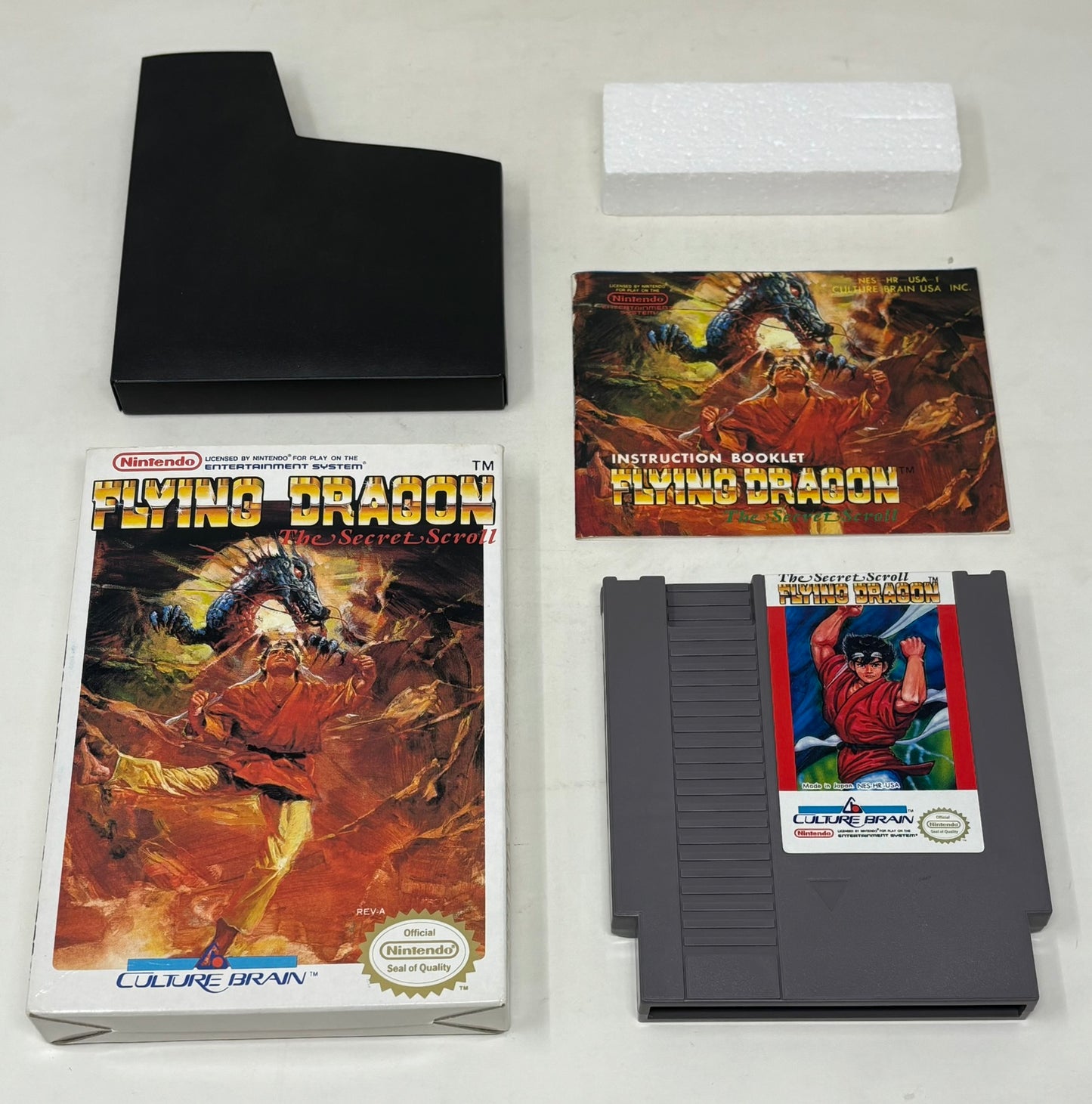 NES Nintendo - Flying Dragon: The Secret Scroll - Complete