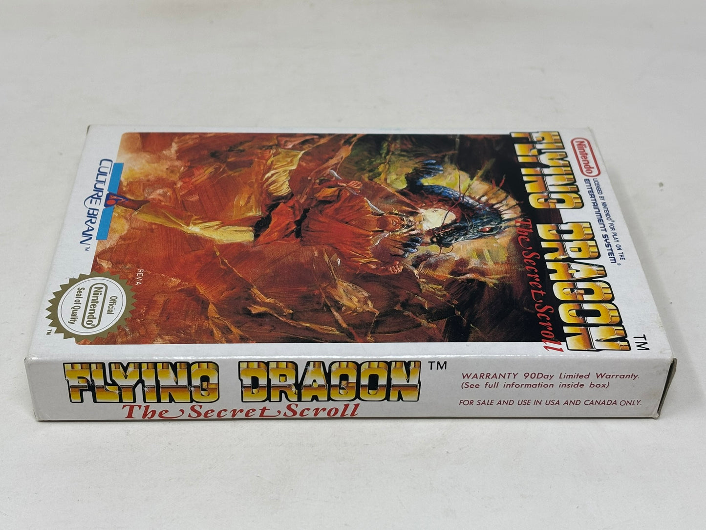 NES Nintendo - Flying Dragon: The Secret Scroll - Complete