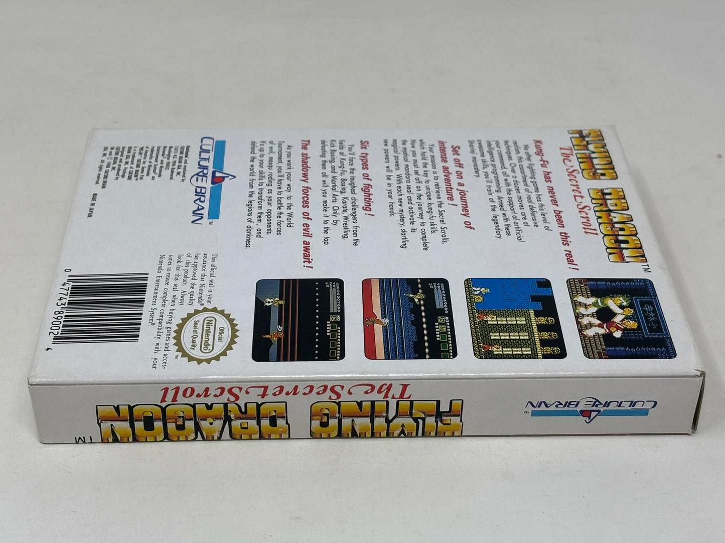 NES Nintendo - Flying Dragon: The Secret Scroll - Complete