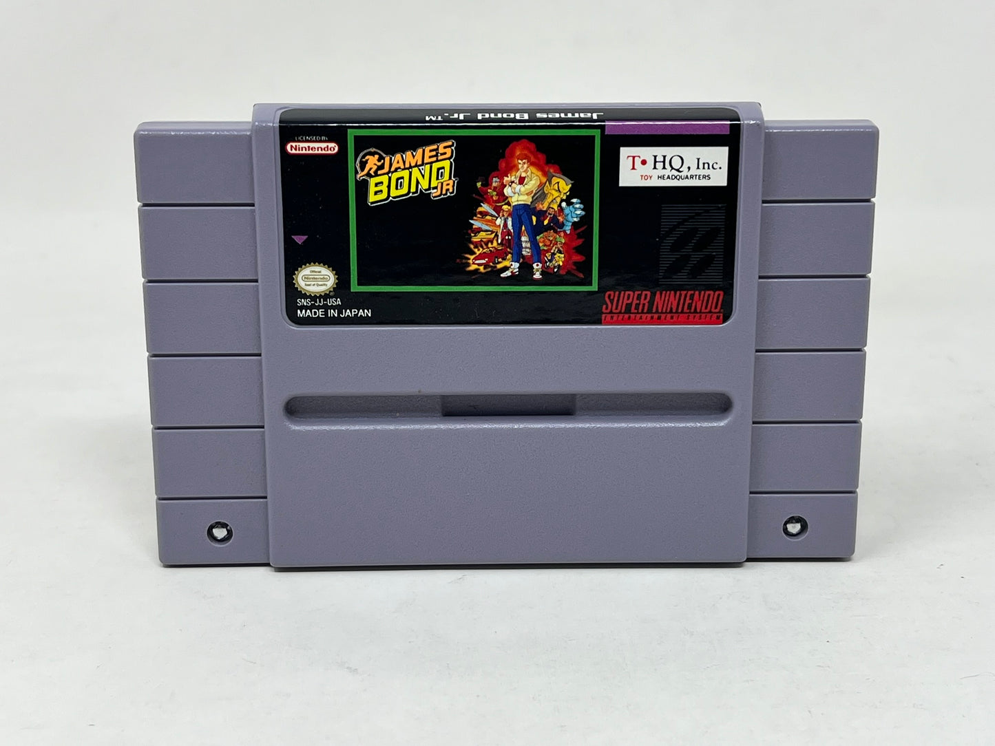 SNES Super Nintendo - James Bond Jr. - Complete