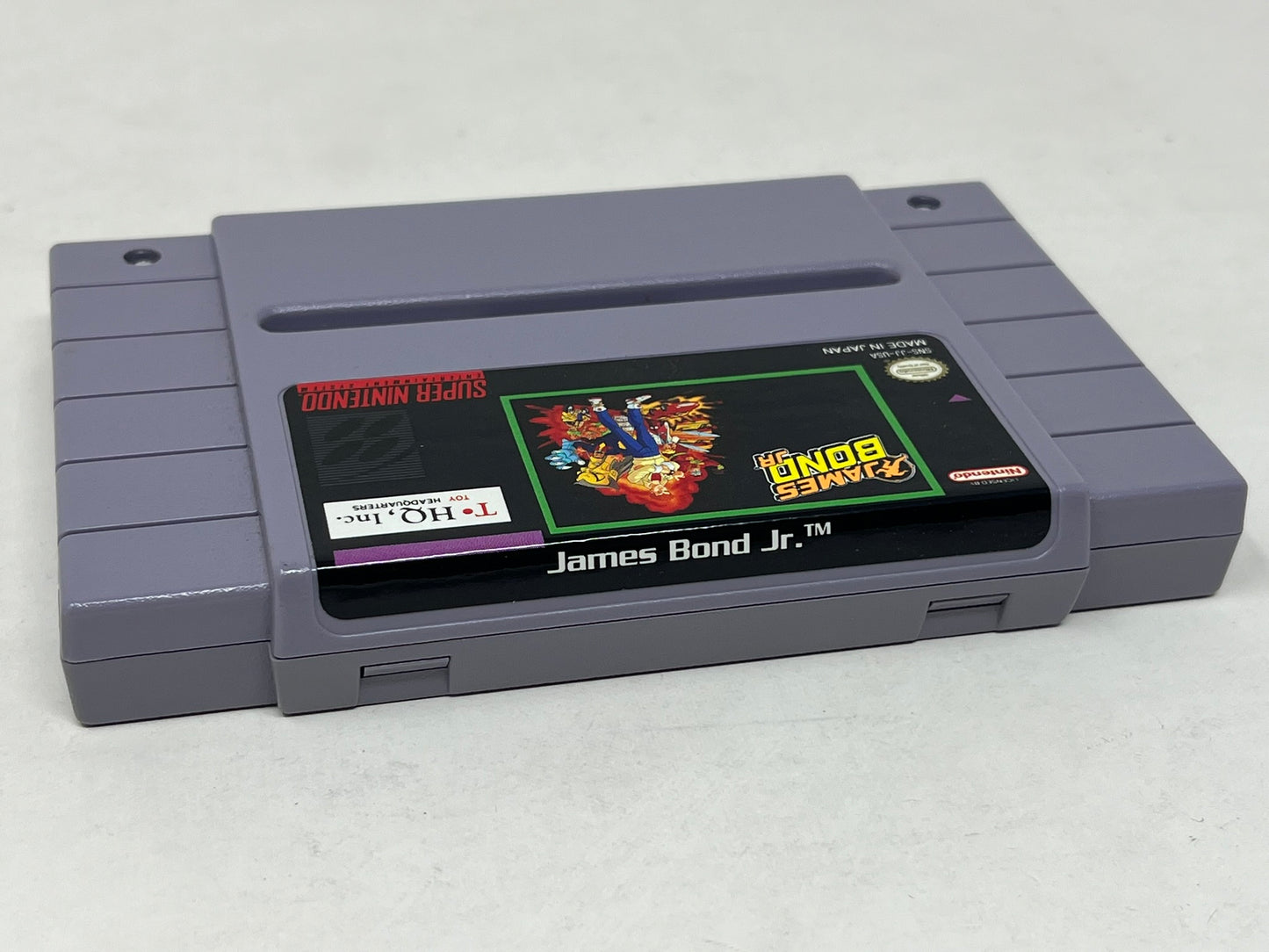 SNES Super Nintendo - James Bond Jr. - Complete