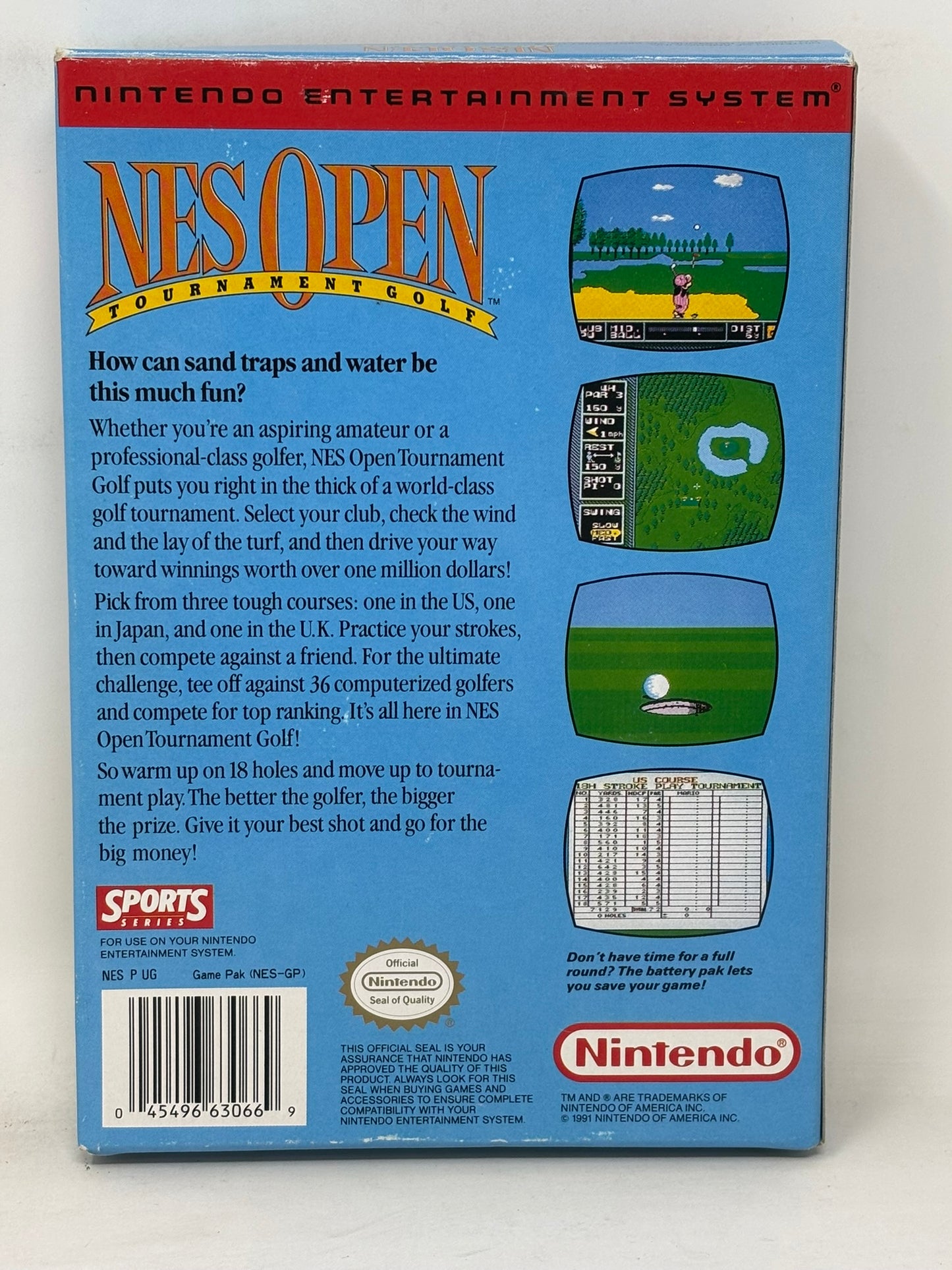 NES Nintendo - NES Open Tournament Golf - Complete