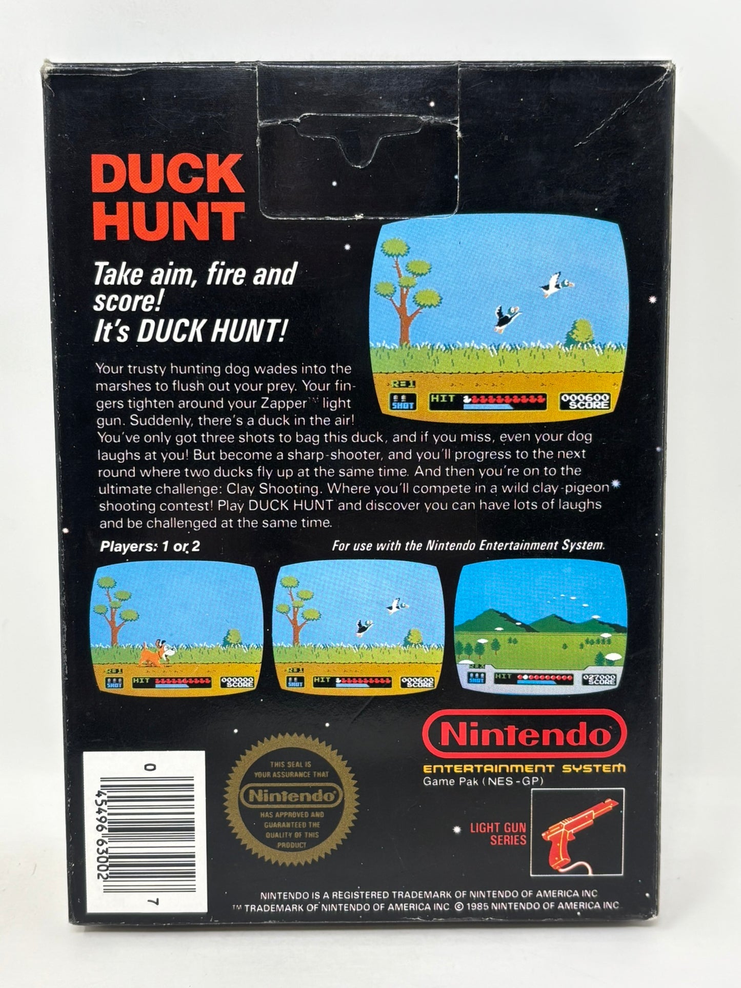 NES Nintendo - Duck Hunt (5 Screw) - Complete