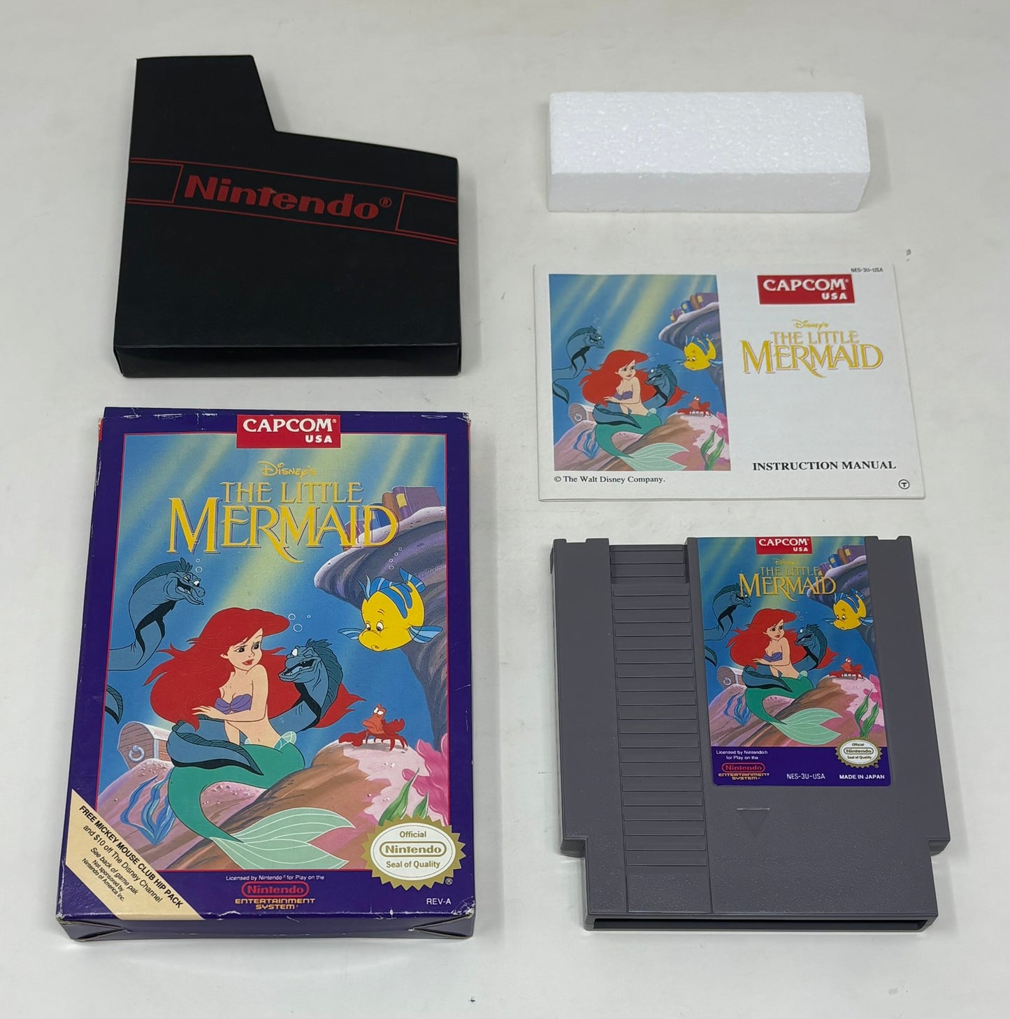 NES Nintendo - The Little Mermaid - Complete