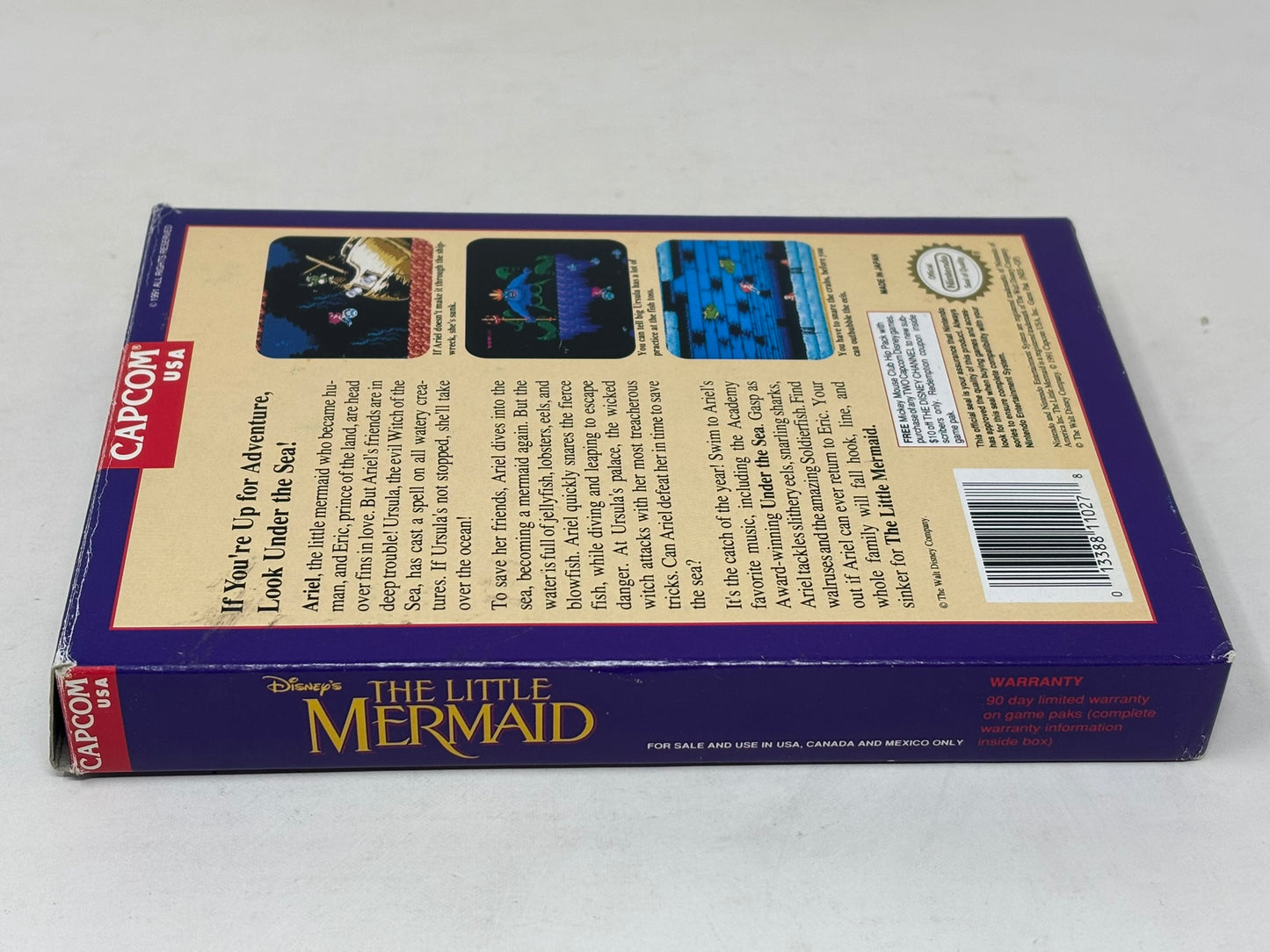 NES Nintendo - The Little Mermaid - Complete