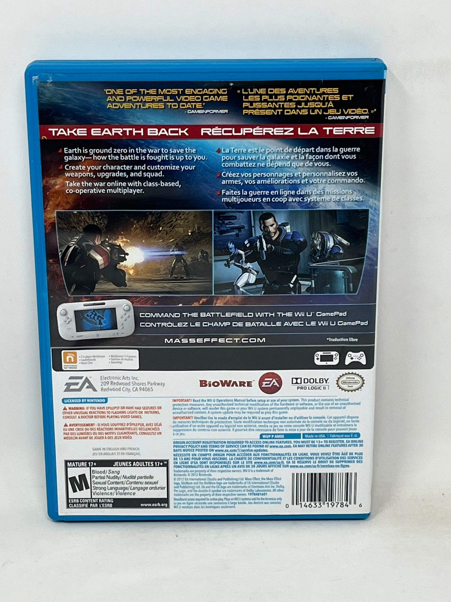 Nintendo Wii U - Mass Effect 3 Special Edition - Complete