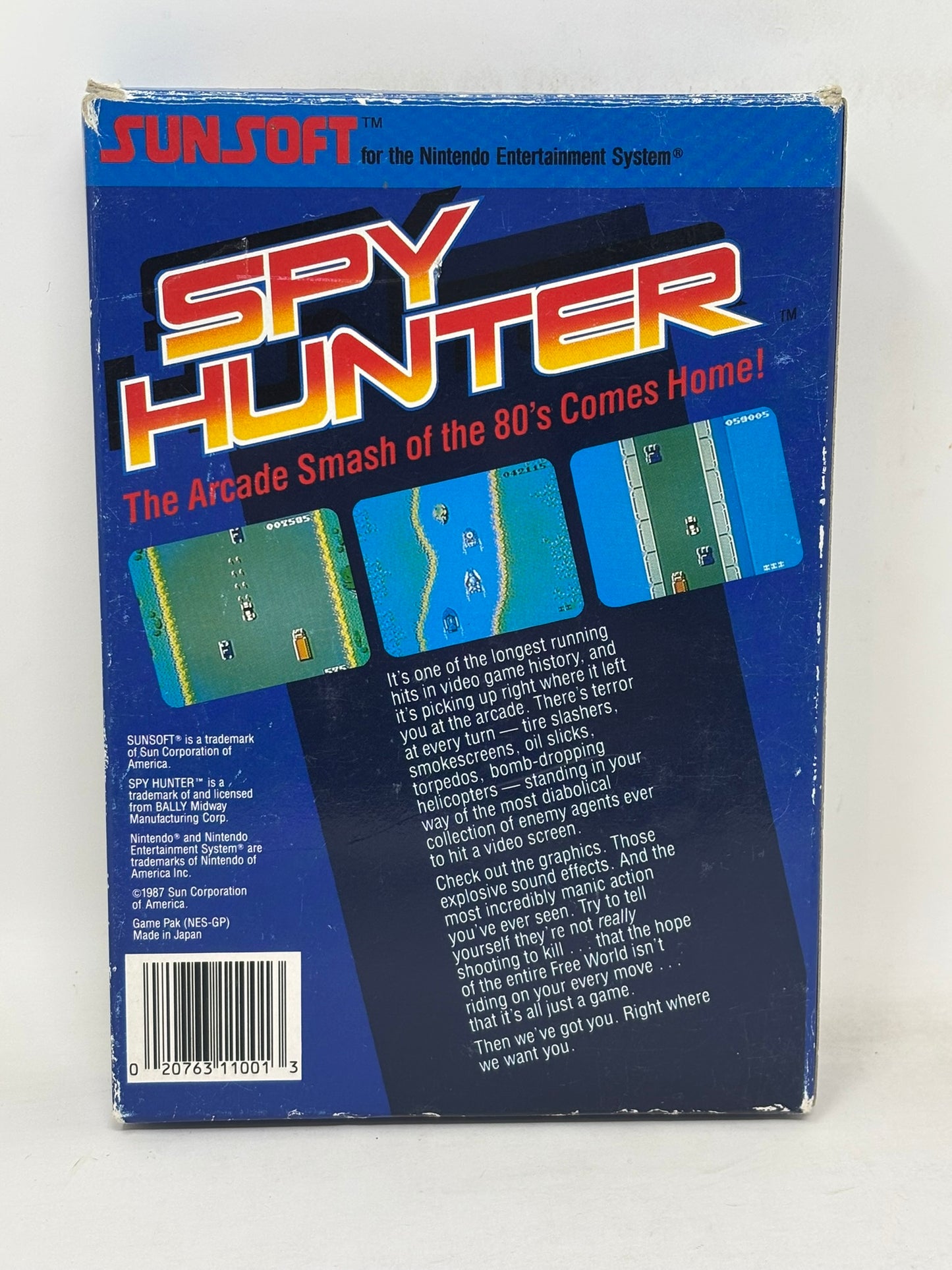 NES Nintendo - Spy Hunter (5 Screw) Complete
