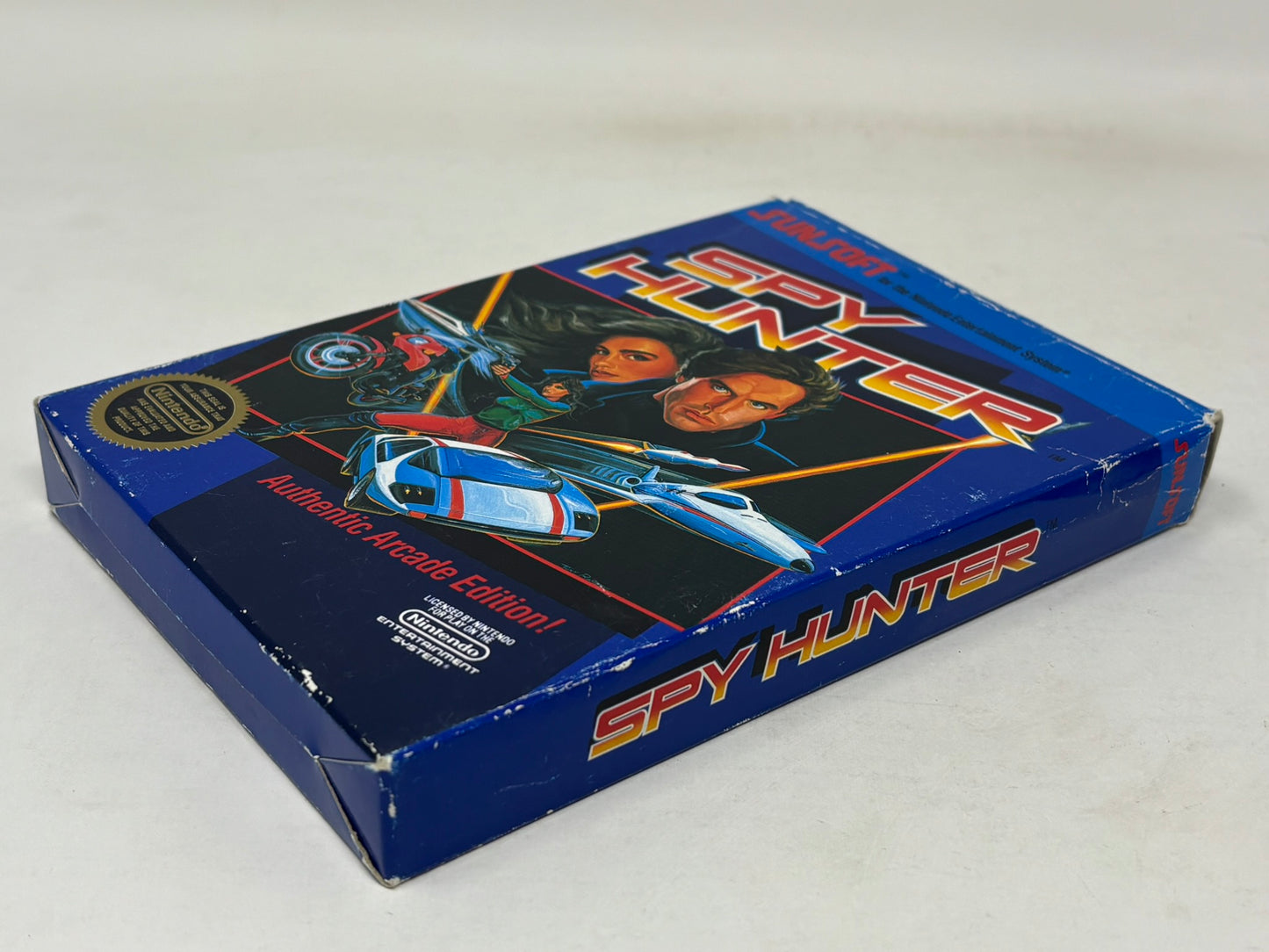 NES Nintendo - Spy Hunter (5 Screw) Complete