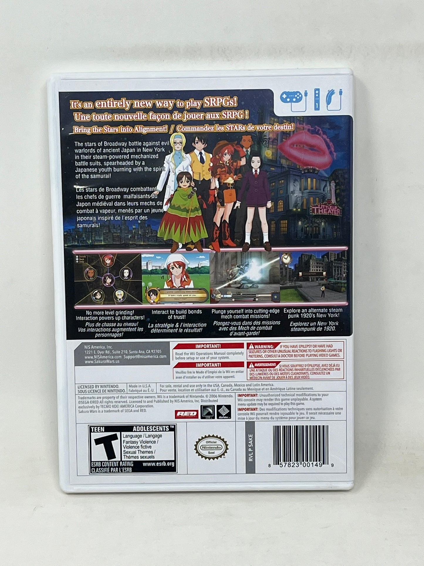 Nintendo Wii - Sakura Wars: So Long, My Love - Complete