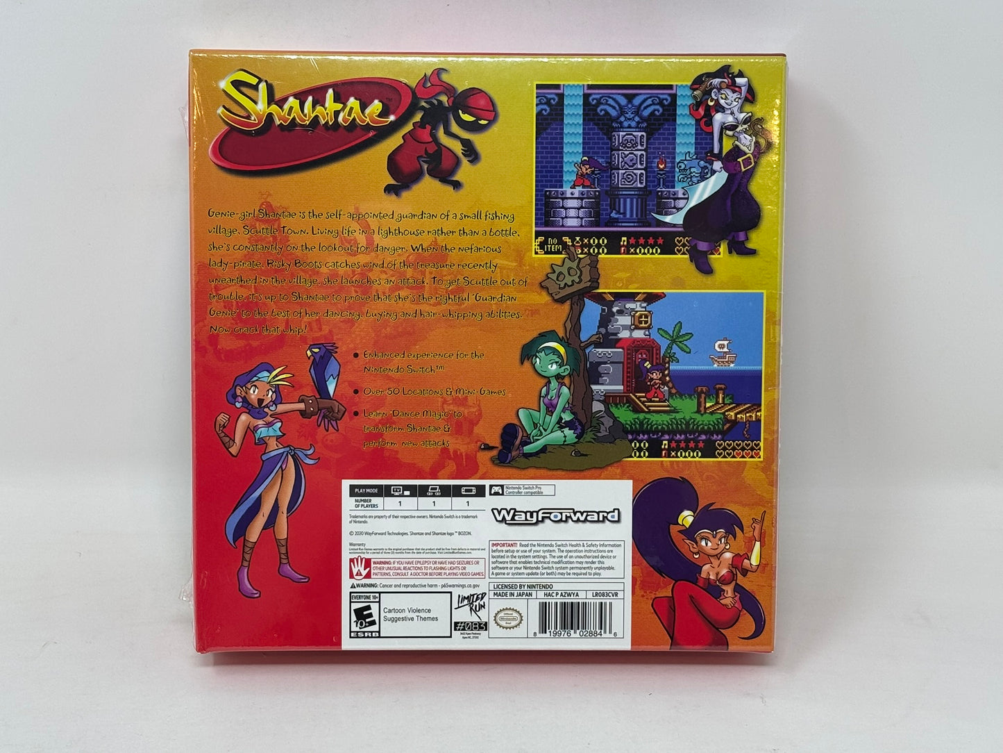 Nintendo Switch - Shantae - Retro Box Edition - Brand New / Sealed