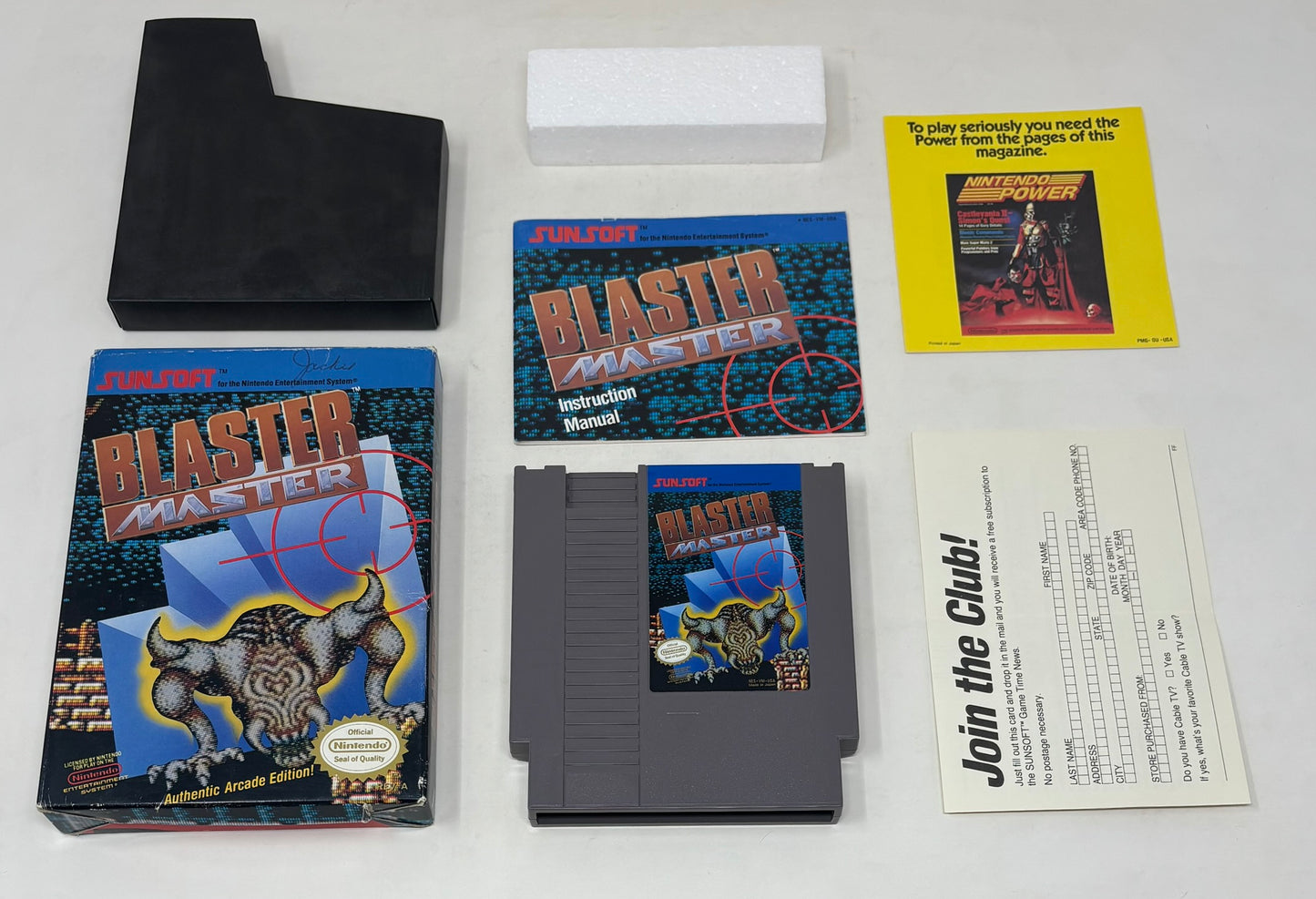 NES Nintendo - Blaster Master - Complete
