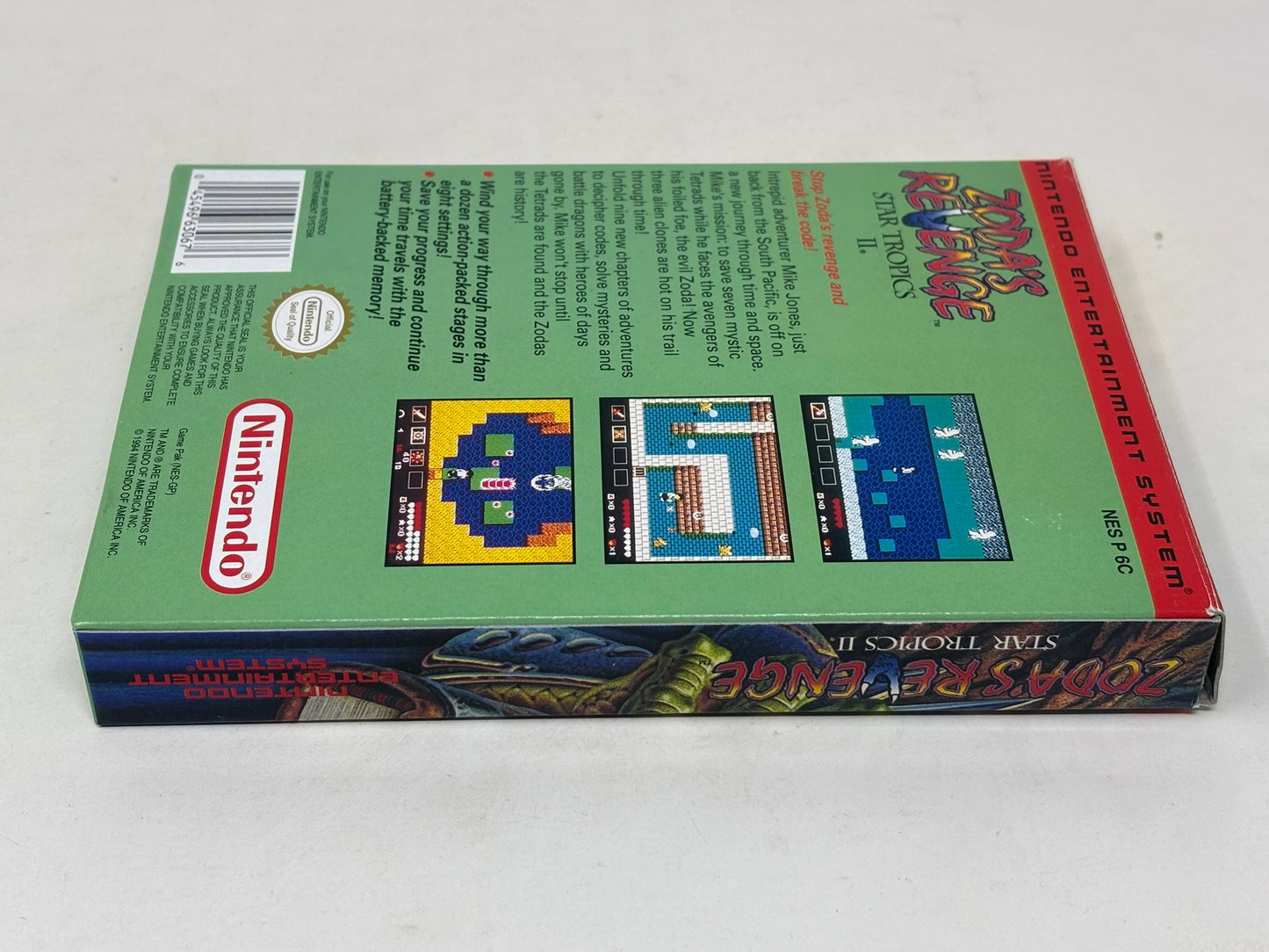 NES Nintendo - Zoda’s Revenge Star Tropics II 2 - Complete