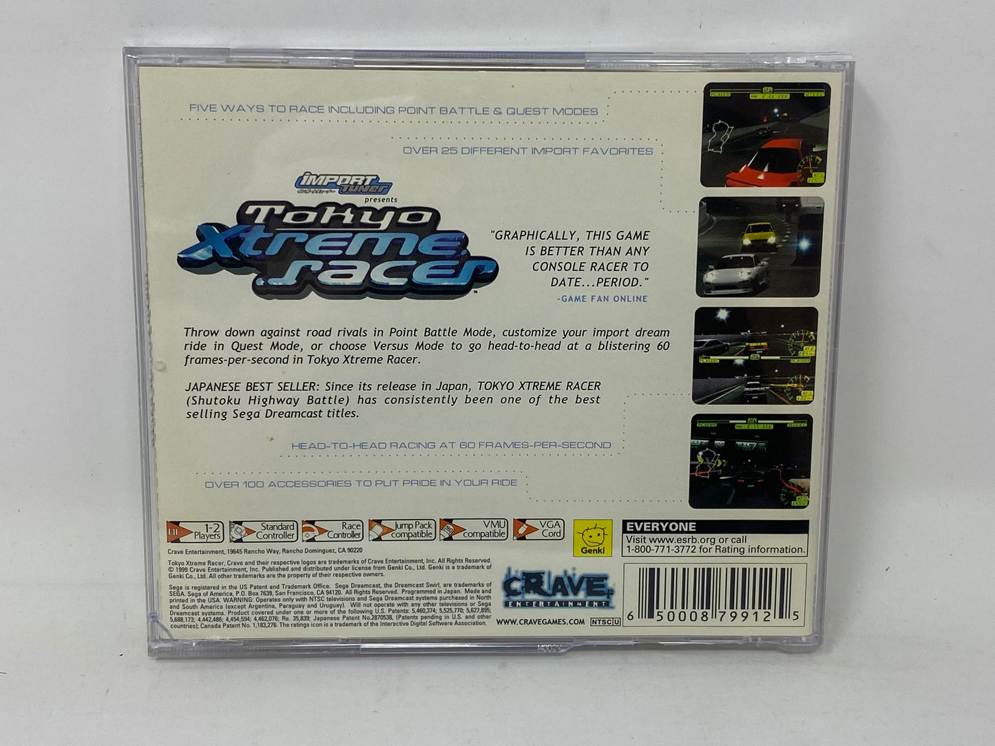 Sega Dreamcast - Tokyo Xtreme Racer - Complete