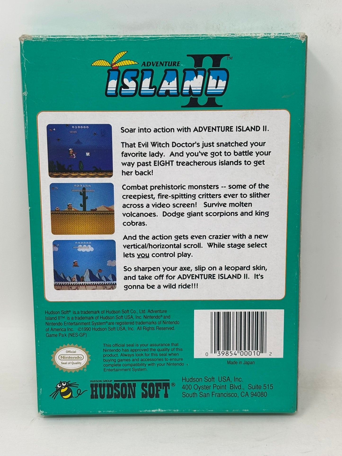 NES Nintendo - Adventure Island II 2 - Complete