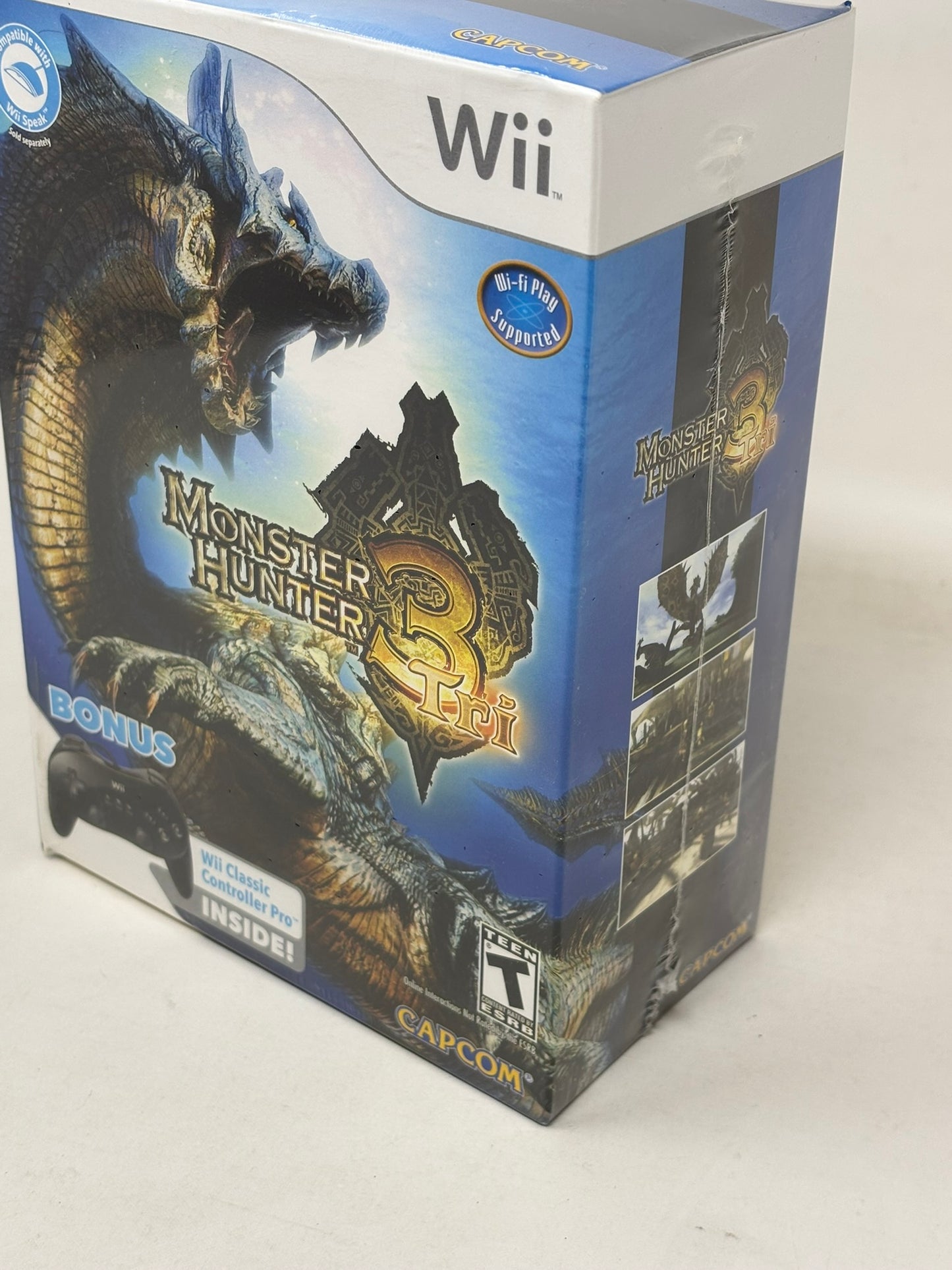 Nintendo Wii - Monster Hunter 3 Tri Controller Bundle - Brand New / Sealed