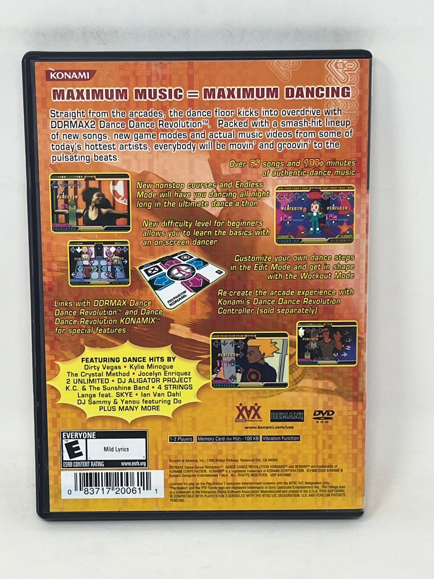 Sony PlayStation 2 - Dance Dance Revolution Max 2 - Complete