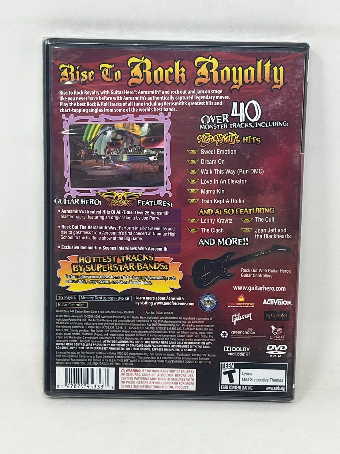 Sony PlayStation 2 PS2 - Guitar Hero Aerosmith - Sealed