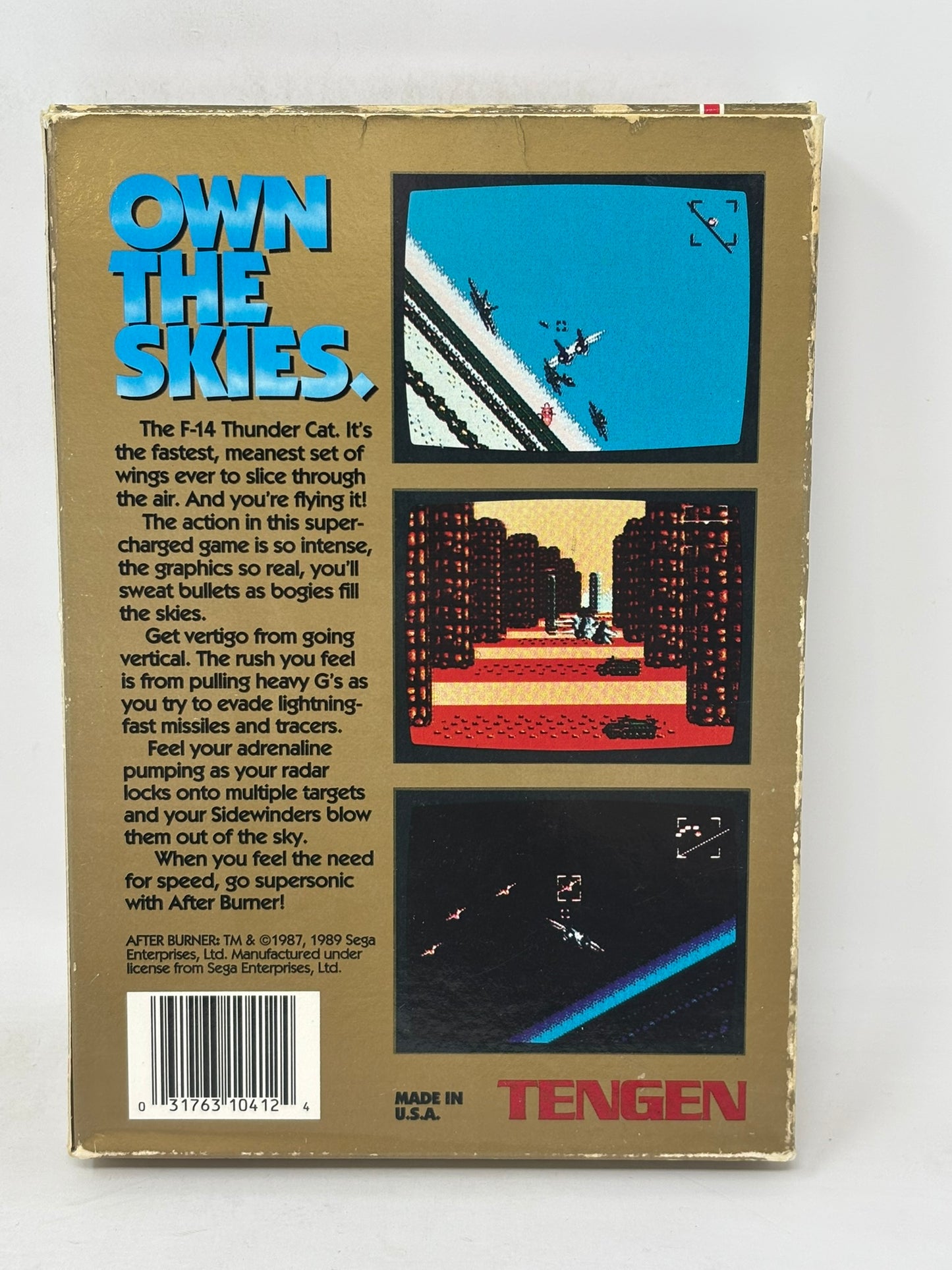 NES Nintendo - After Burner - Complete