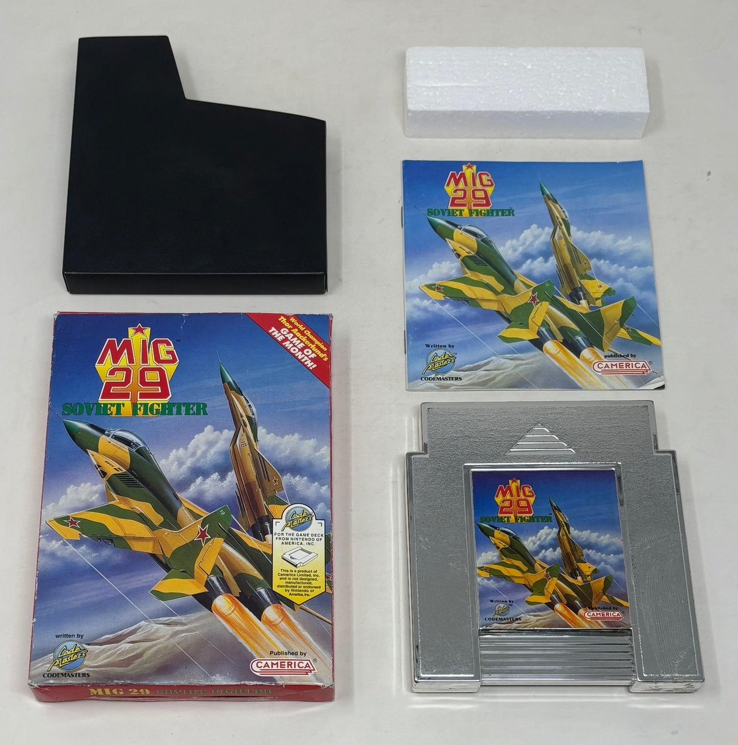 NES Nintendo - Mig 29 Soviet Fighter - Complete