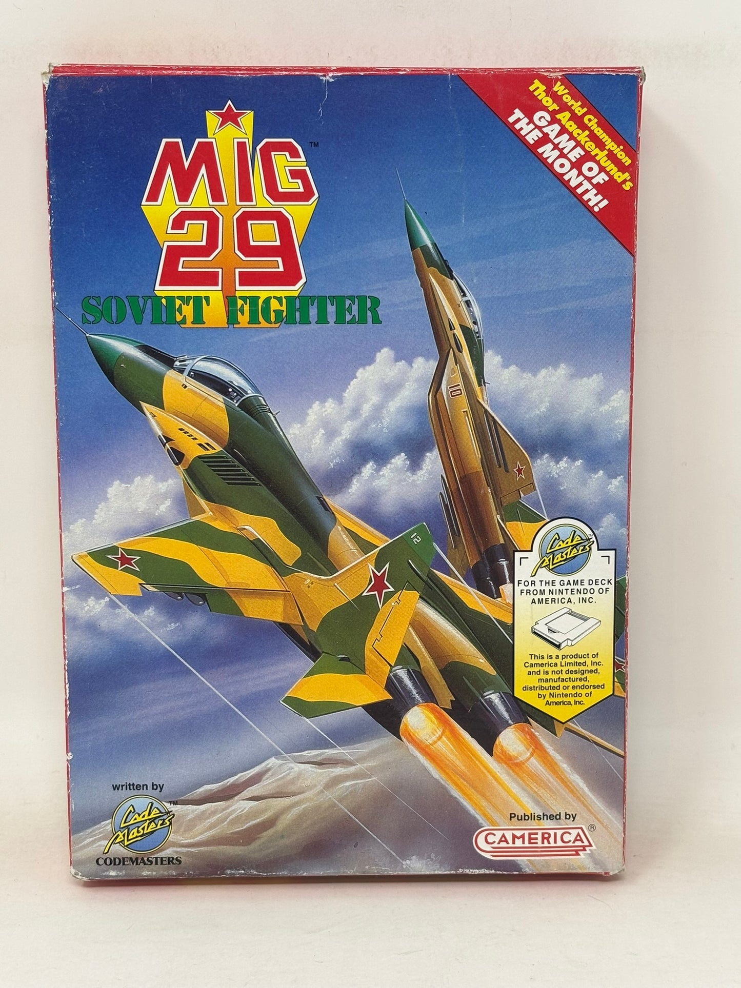 NES Nintendo - Mig 29 Soviet Fighter - Complete