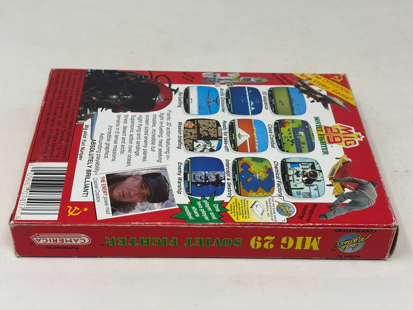 NES Nintendo - Mig 29 Soviet Fighter - Complete