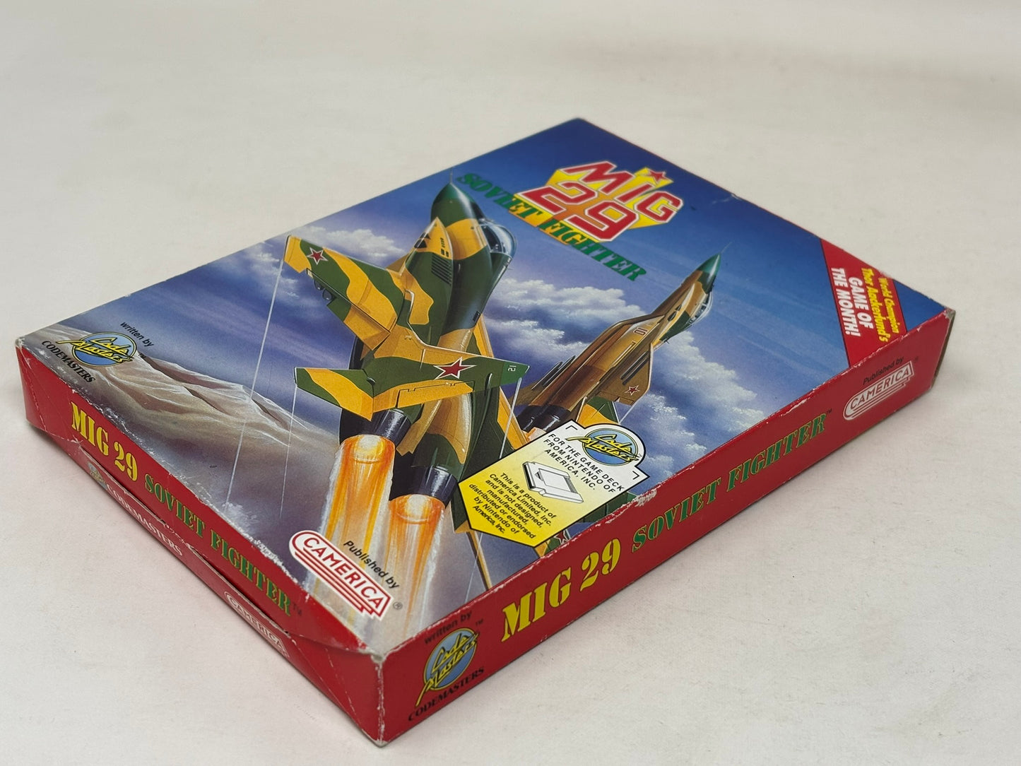 NES Nintendo - Mig 29 Soviet Fighter - Complete