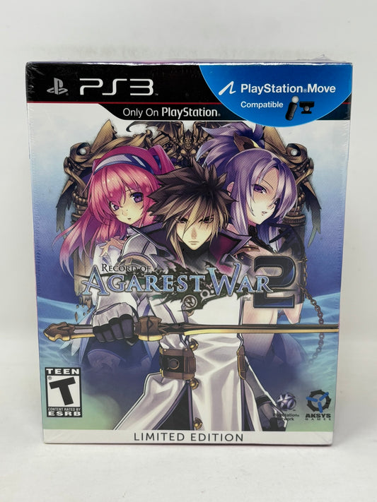 Sony PlayStation 3 - Record of Agarest War 2: Limited Edition - New / Sealed