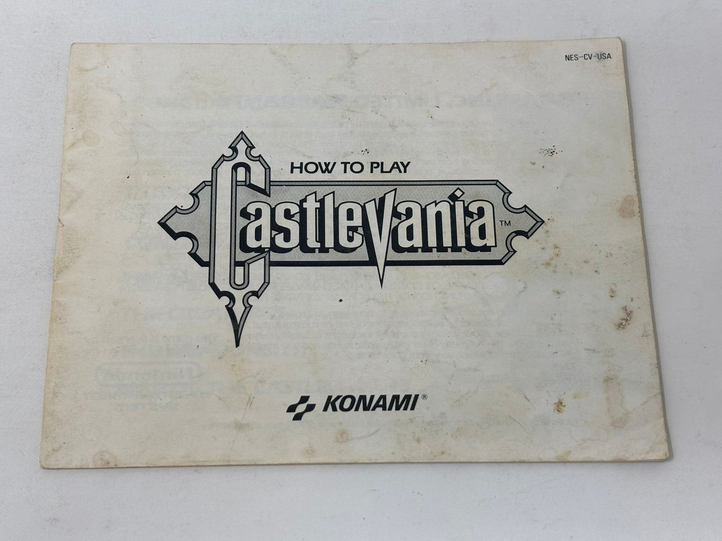 NES Nintendo - Castlevania - 5 Screw CIB - Complete in HangTab Box w/ Everything