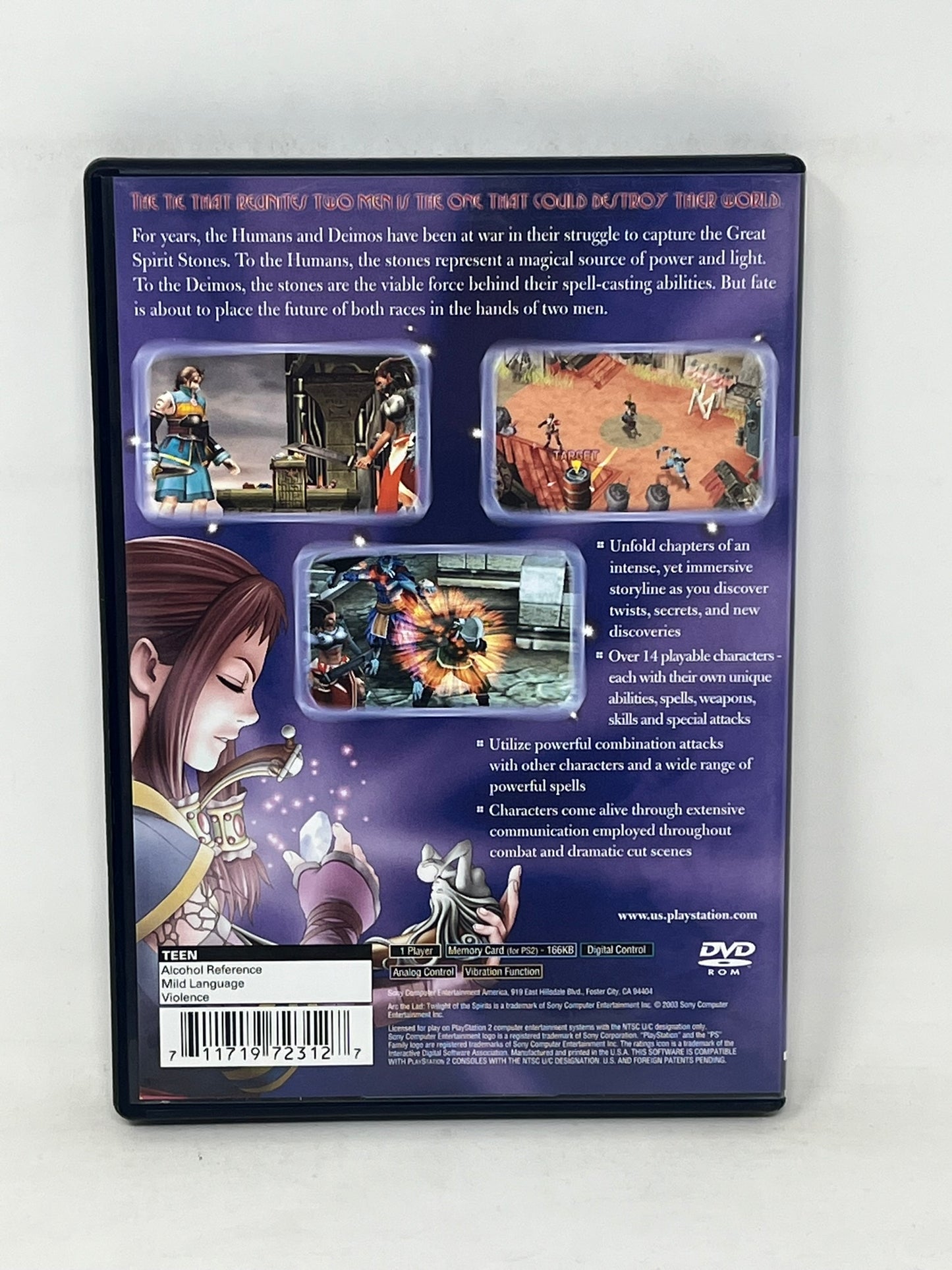 Sony PlayStation 2 - Arc the Lad Twilight of the Spirits - Complete