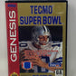 Sega Genesis - Tecmo Super Bowl Football - Complete