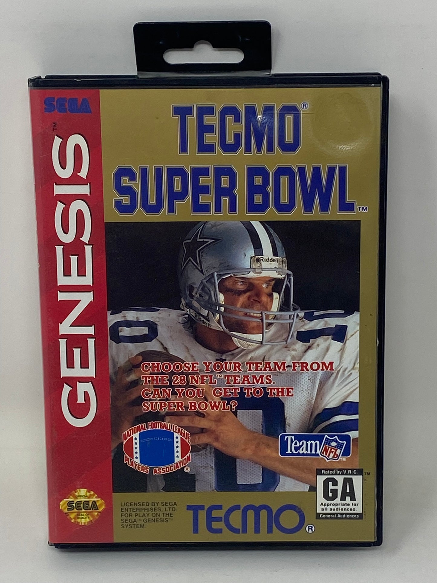 Sega Genesis - Tecmo Super Bowl Football - Complete