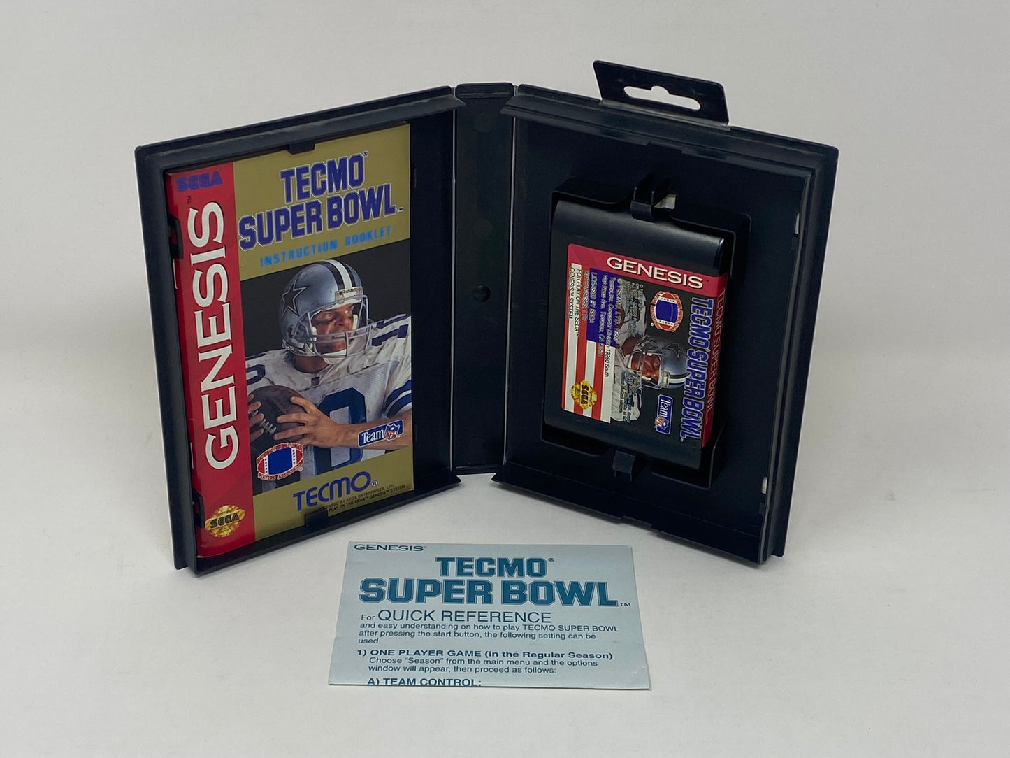 Sega Genesis - Tecmo Super Bowl Football - Complete