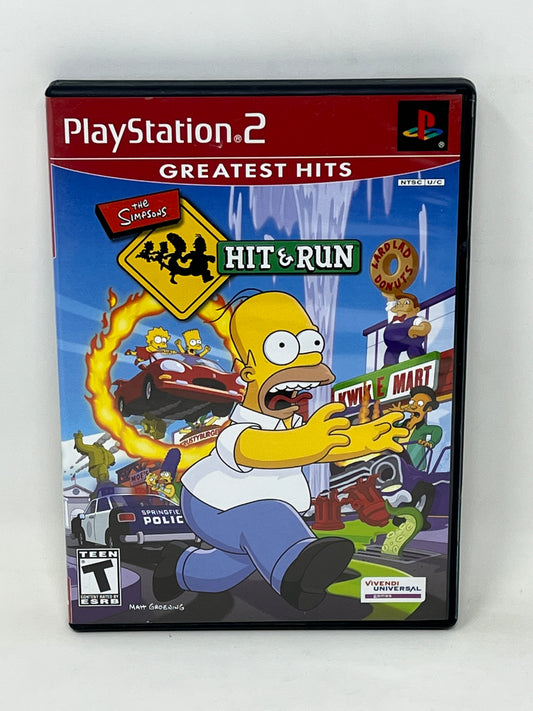 Sony PlayStation 2 - The Simpson's Hit and Run (Greatest Hits) - Complete