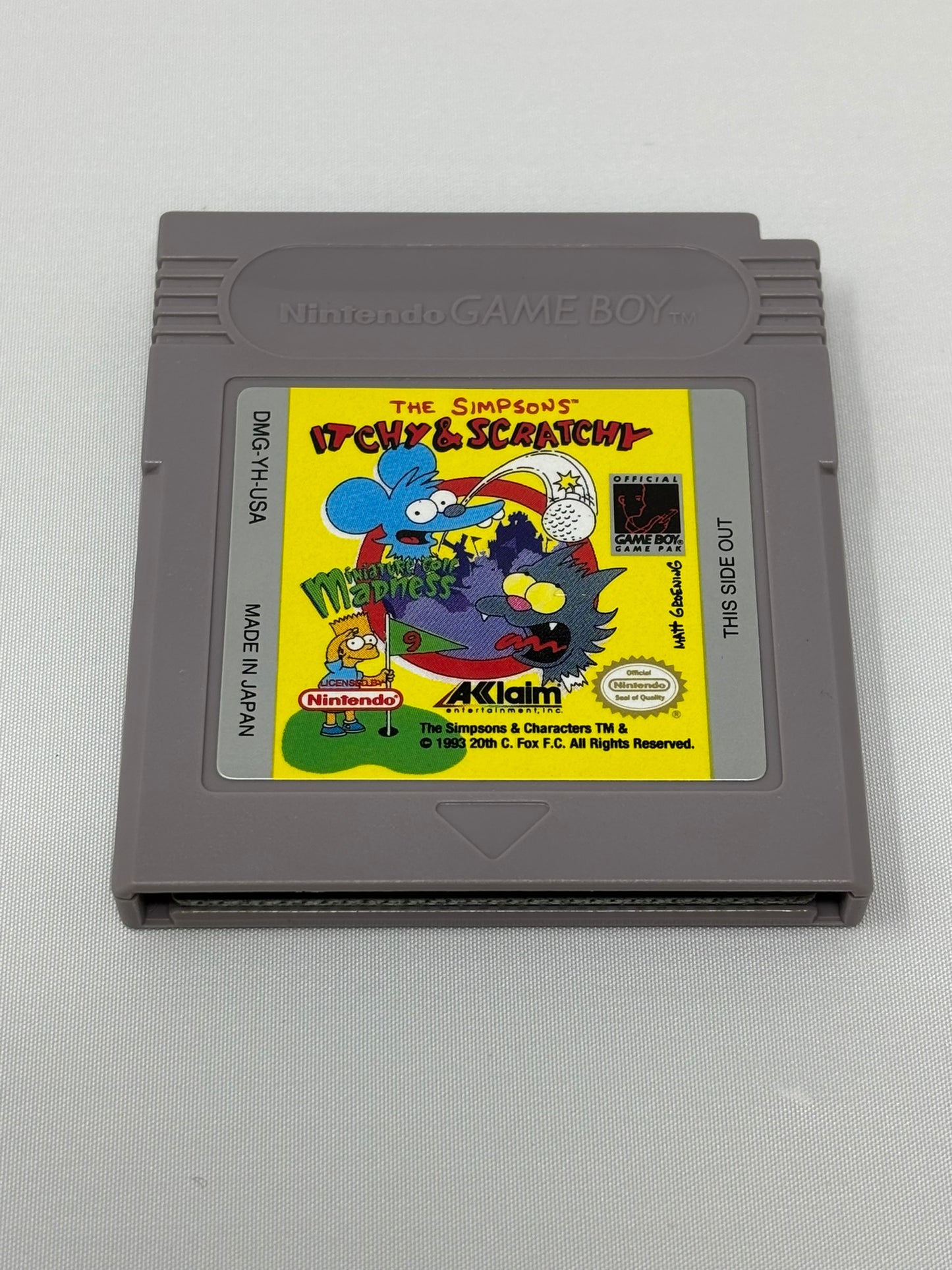 Nintendo Game Boy - Itchy & Scratchy Miniature Golf Madness