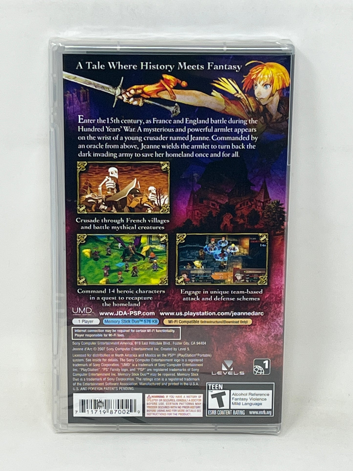 Sony PSP - Jeanne d'Arc - BRAND NEW / SEALED