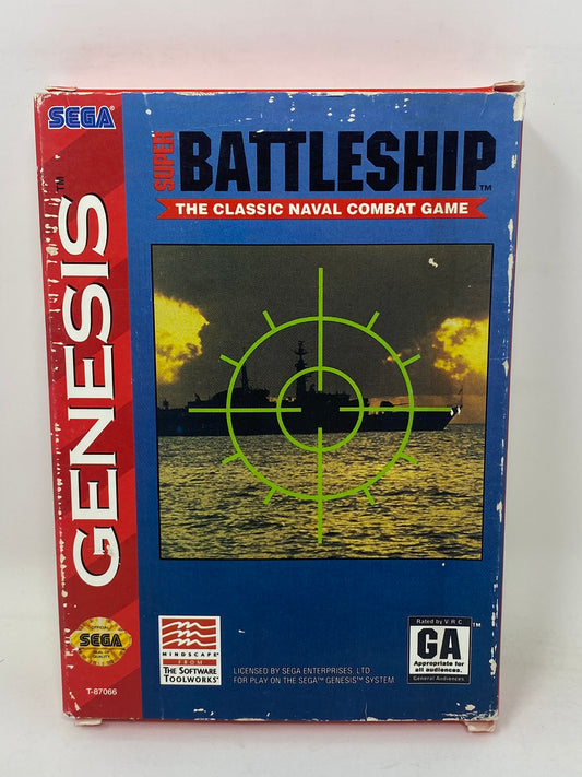 Sega Genesis - Super Battleship - Complete