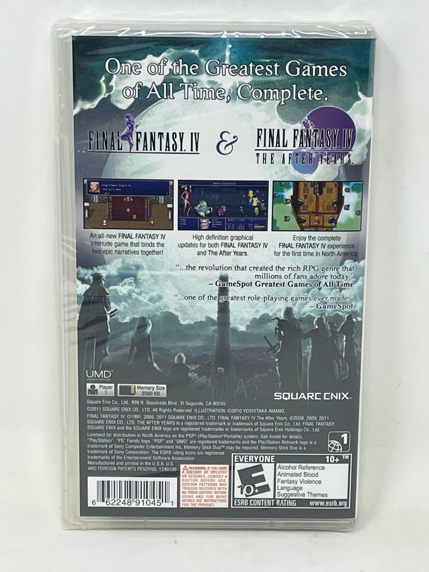 Sony PSP - Final Fantasy IV 4 - BRAND NEW / SEALED