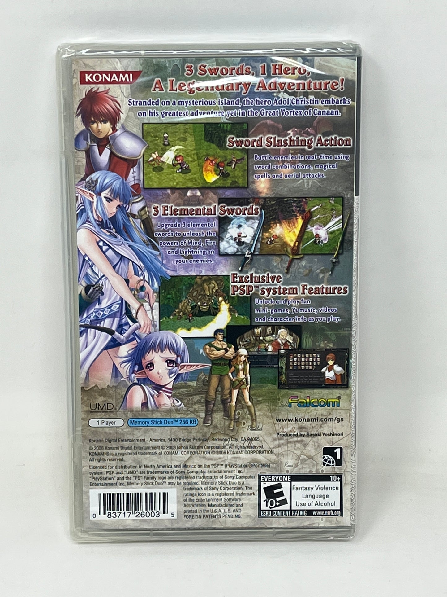 Sony PSP - Y's The Ark of Napishtim - BRAND NEW / SEALED