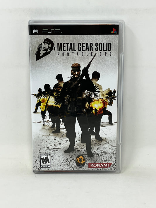 Sony PSP - Metal Gear Solid Portable Ops - Complete