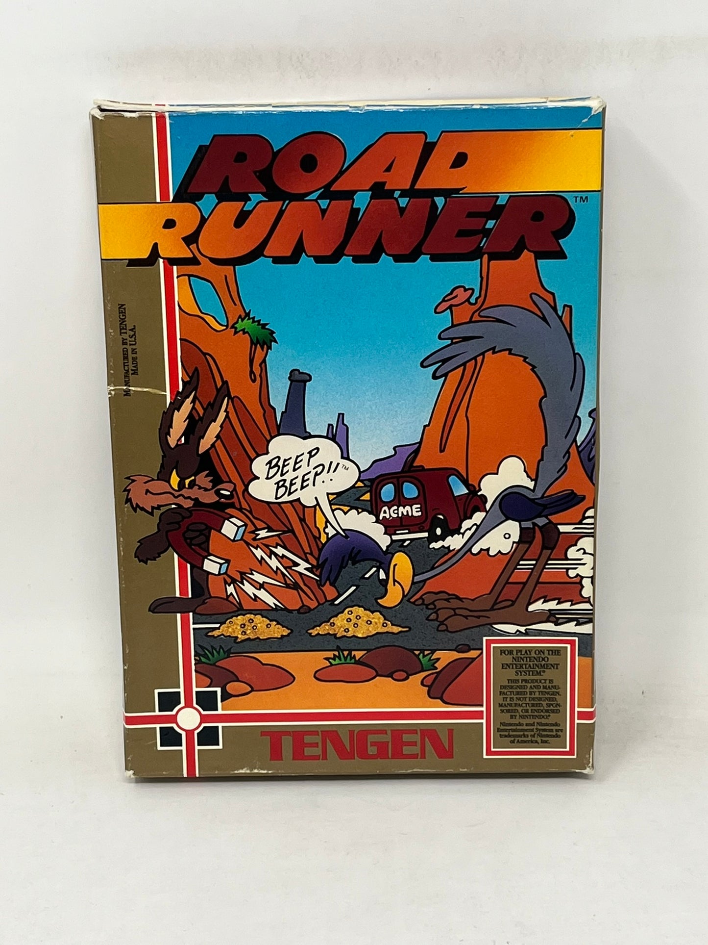 NES Nintendo - Road Runner - Complete