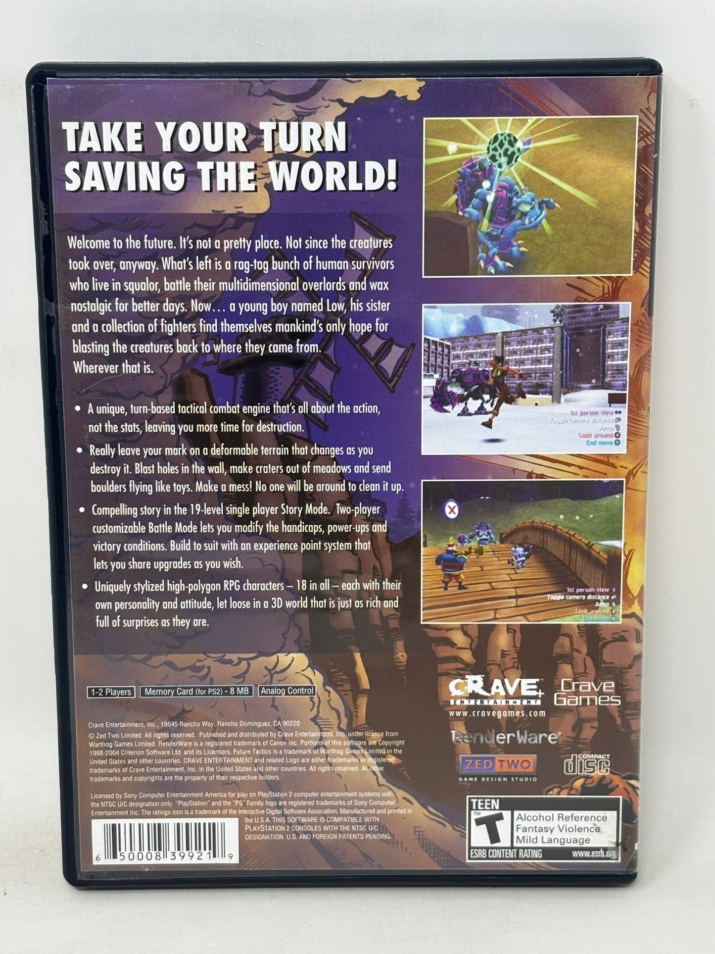 Sony PlayStation 2 PS2 - Future Tactics - Complete