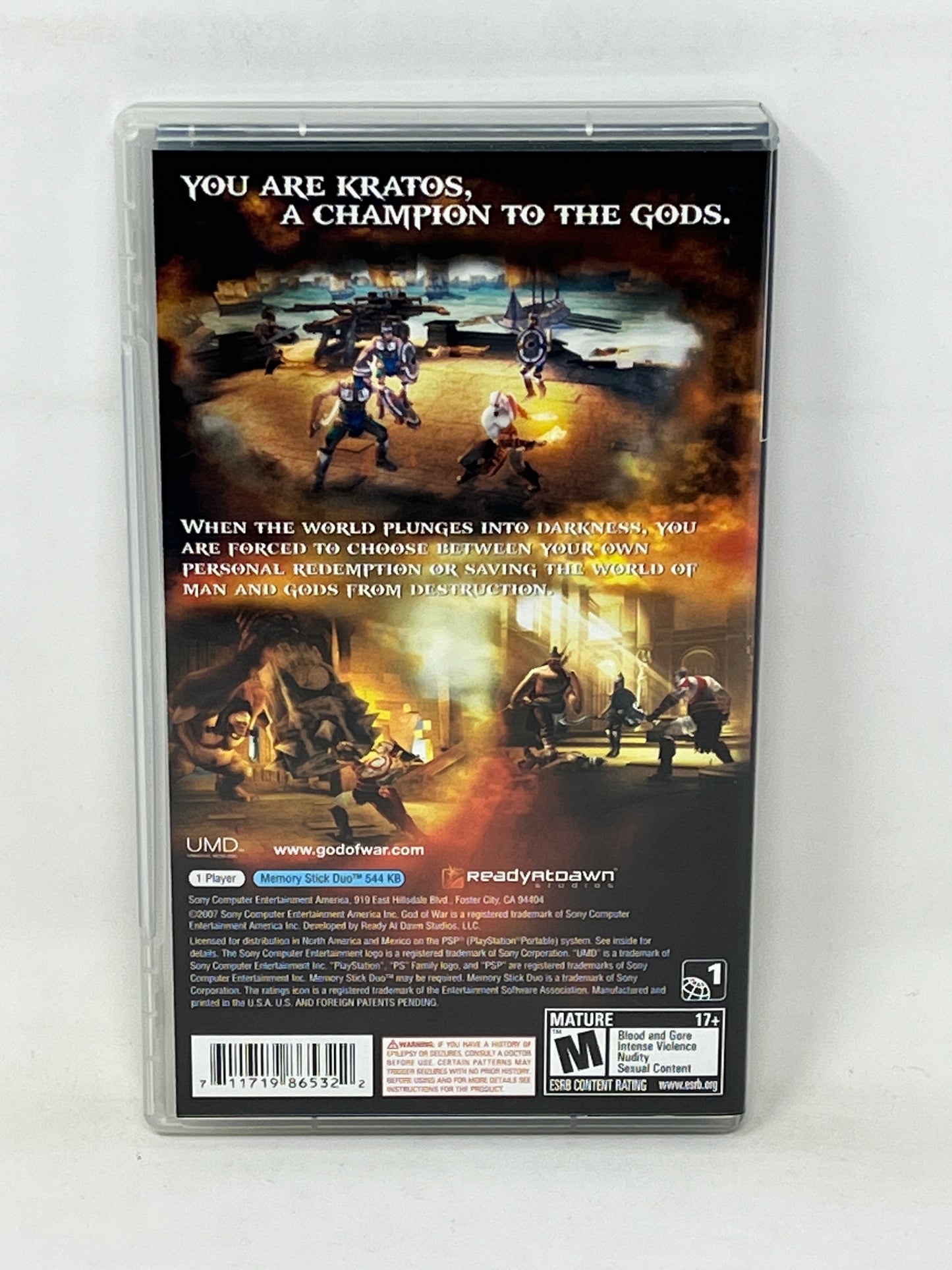 Sony PSP - God of War Chains of Olympus - Complete