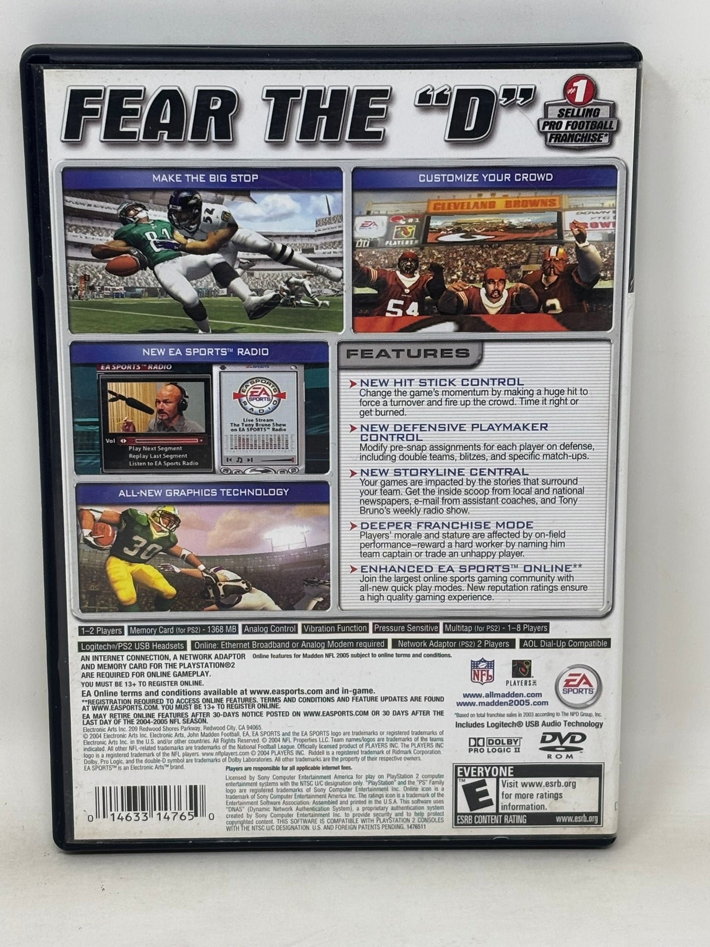 Sony PlayStation 2 - Madden 2005 - Complete